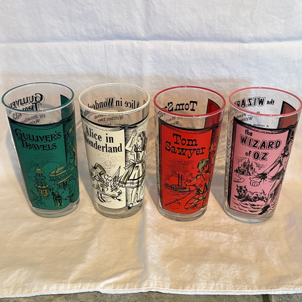 Libby’s classic collection story time glassware set of four